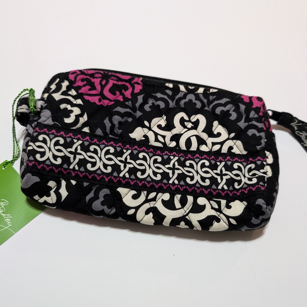 Vera Bradley Black and Pink Patterned Women's Bag